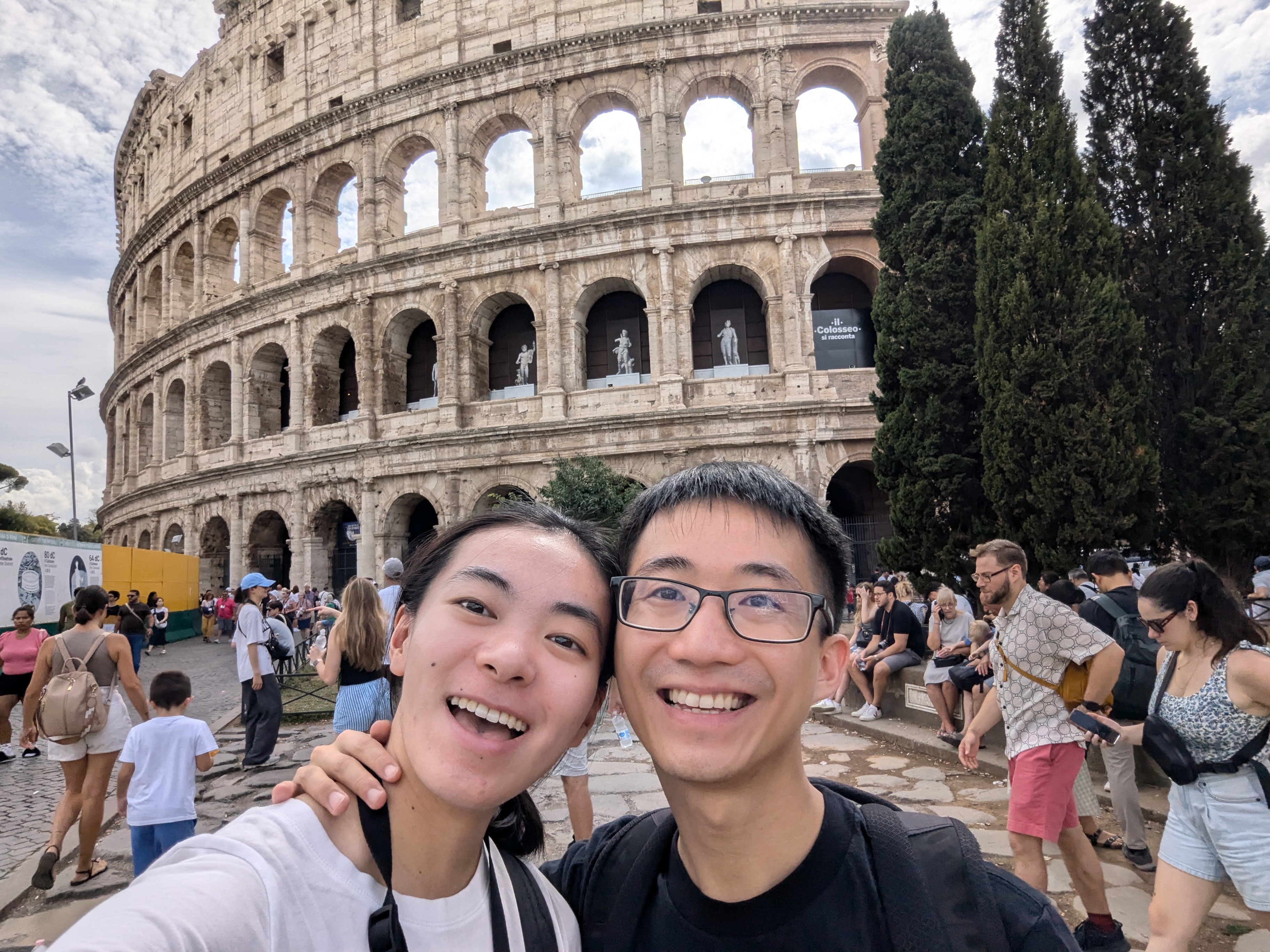 Italy — first trip abroad together, fall 2024
